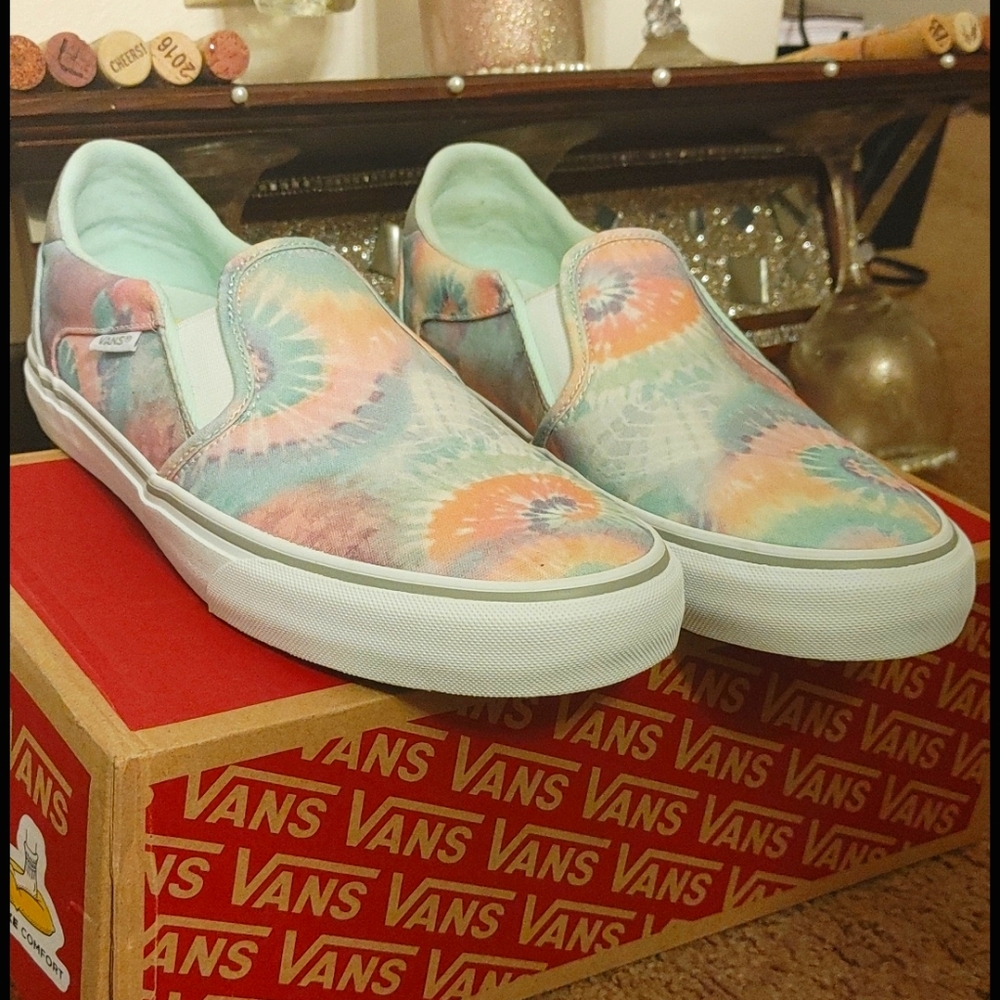 Tie dye vans